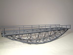 Fischbauchbrücke 49,8 cm, grau  