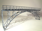 Hochbogenbrücke 60cm, grau